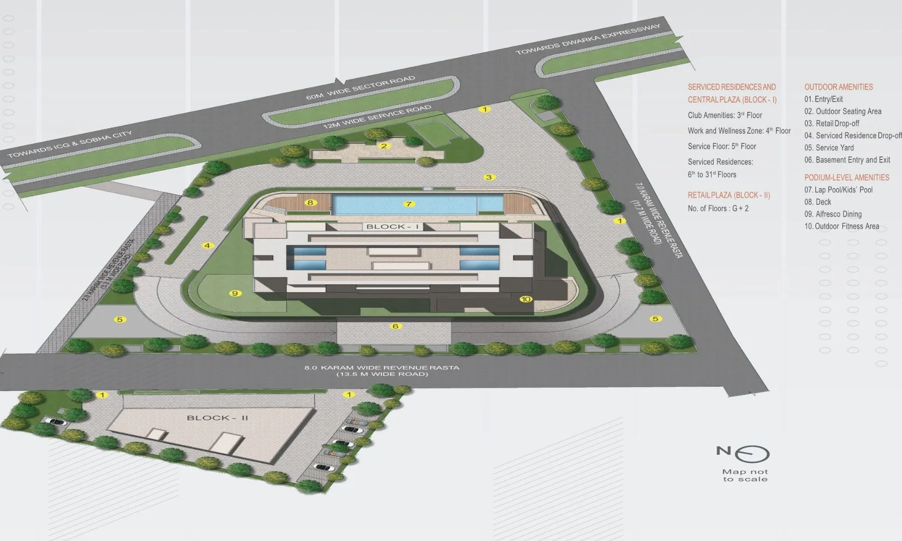 Godrej Golf Links greater noida floor plan